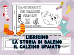 LIBRICINO DEL CALZINO BALENO: Giornata dei Calzini Spaiati! DA COLORARE E LEGGERE
