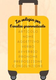 La valigia per l'analisi grammaticale