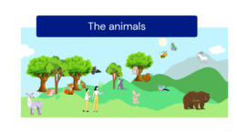 The animals – English worksheets
