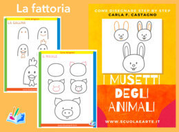 Come disegnare step by step: animali della fattoria
