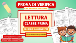 VERIFICA - LETTURA - CLASSE PRIMA - SECONDO QUADRIMESTRE