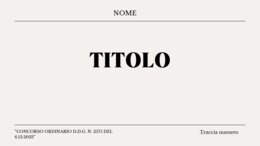 CONCORSO DOCENTI - FILE PPT LEZIONE SIMULATA