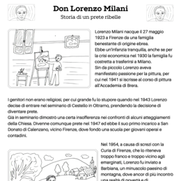 Don Lorenzo Milani - schede