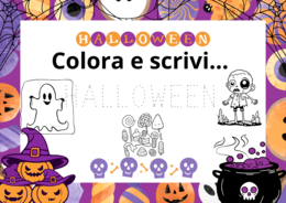 Coloriamo e scriviamo Halloween