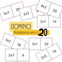 DOMINO – moltiplicazioni entro il 20