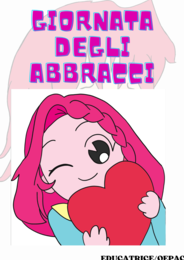 Giornata degli abbracci: disegno gratuito da colorare
