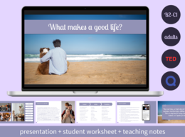 Conversations for adults: What makes a good life? (level B2-C1)