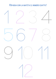 IMPARIAMO LA MATEMATICA ESPLORANDO L'INVERNO! (NUMERI 1-12)