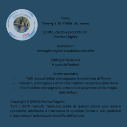 eBook "Timmy e la stella del nonno" di Martha Pagnini