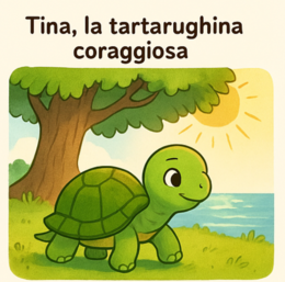 TINA , LA TARTARUGHINA CORAGGIOSA