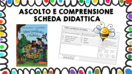 Il libro preferito di Pablito - scheda didattica comprensione
