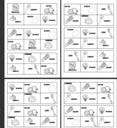 vegetable attività didattica inglese scuola primaria