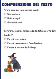 Comprensione del testo sulla Befana
