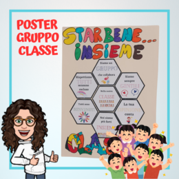 POSTER GRUPPO CLASSE - "STAR BENE INSIEME"