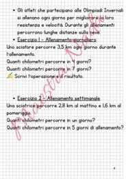 Olimpiadi invernali attività di matematica classe quarta/quinta scuola primaria