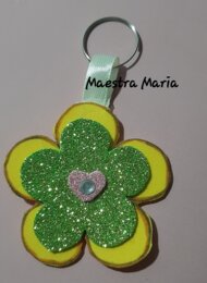 FIORE IN GOMMA EVA PER LA FESTA DELLA MAMMA