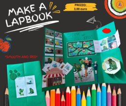 LAPBOOK "Smooth and red"