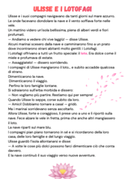 l'Odissea percorso facilitato