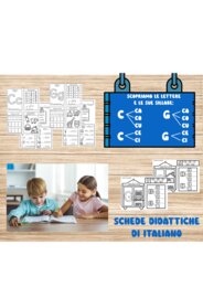 📘 Schede Didattiche di Italiano: Scopriamo le lettere C, G