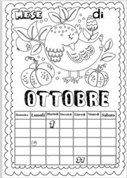 Ottobre calendario da completare