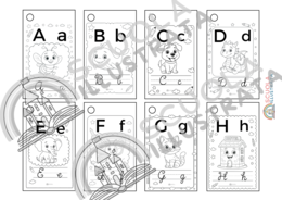 Flash Cards Alfabeto lettere straniere