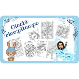Giochi riempitempo a tema inverno