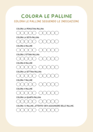 Colora i pallini
