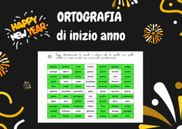 Ortografia di inizio anno 2026