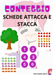 schede conteggio: attacca e stacca