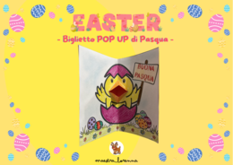 PASQUA: Bigliettino pop up