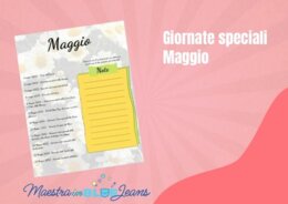 Giornate Speciali Maggio - schede didattiche