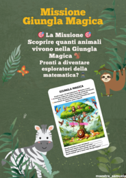 Lezione di Accoglienza: 🌿 Avventura nella Giungla dei Numeri 🌿