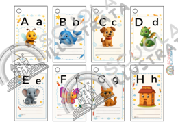 Flash Cards Alfabeto lettere straniere