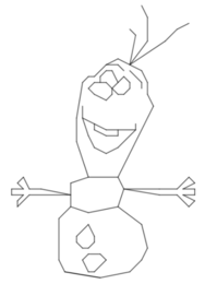Disegni nel piano cartesiano: dai punti a Olaf