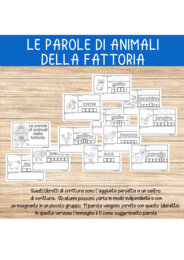 LE PAROLE DI ANIMALI DELLA FATTORIA