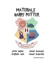 Kit accoglienza Harry Potter