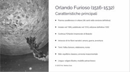 Ludovico Ariosto e l'Orlando Furioso: Lezione + Verifica (PPTX Modificabile)