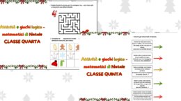 Attività e giochi logico-matematici di NATALE - dalla prima alla quinta elementare