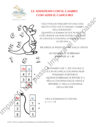 Addizioni con il cambio con Addi il Canguro