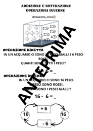ADDIZIONE E SOTTRAZIONE OPERAZIONI INVERSE