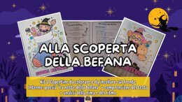 BIGLIETTO "ALLA SCOPERTA DELLA BEFANA" da colorare + attività di comprensione e analisi