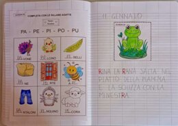Quadernone classe prima “Le 5 gemelline” secondo bimestre