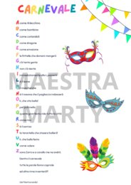 Pacchetto carnevale multidisciplinare