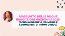 Riassunto delle nuove Indicazioni Nazionali 2025