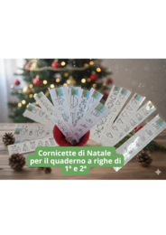 Cornicette di Natale sulle righe di 1ª e 2ª
