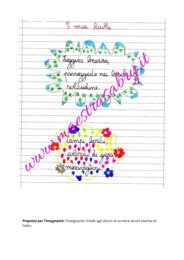 I quaderni di grammatica e delle poesie Classe quinta