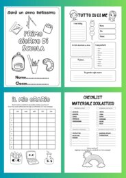 Attività per il primo giorno di scuola - Classi 2° - 3° - 4° - 5° per tutte le materie