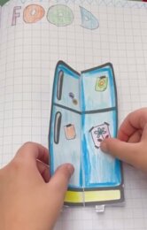🧊 My English Fridge! 🍎 - Impara il cibo in inglese in modo creativo 🇬🇧✏️