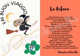 Biglietto auguri Befana
