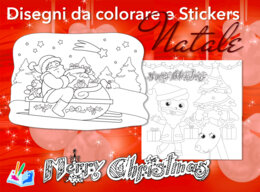 Natale da colorare e consigli utili per usare: matite, pastelli e pennarelli